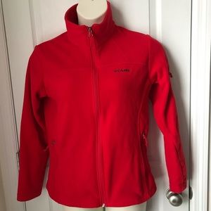 EUC Columbia Fast Trek II Zipper Fleece Red L